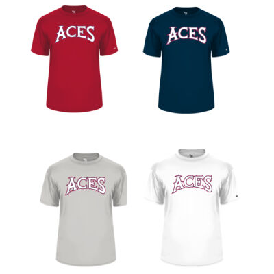 Auburn Aces Dri Fit Front chest Wording Shirt Thumbnail